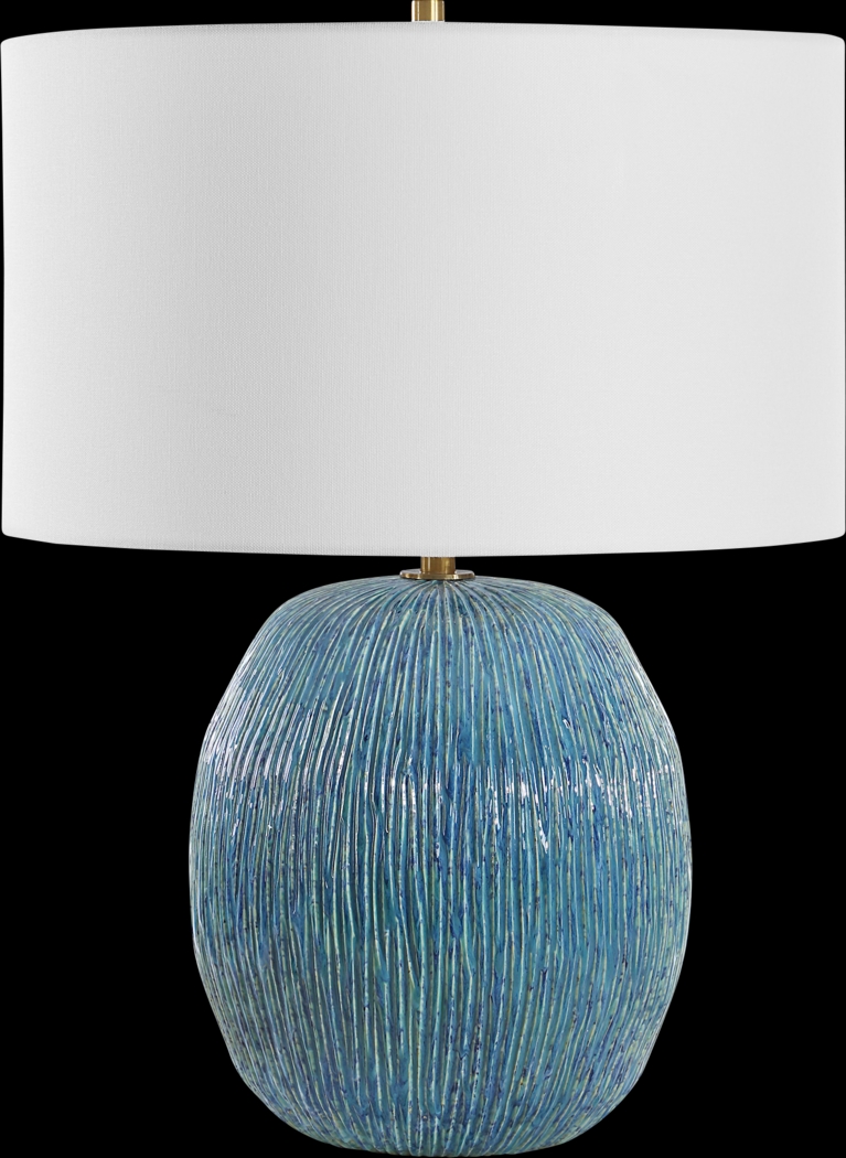 Manuel Cove Blue Lamp - Thumbnail - Image 1