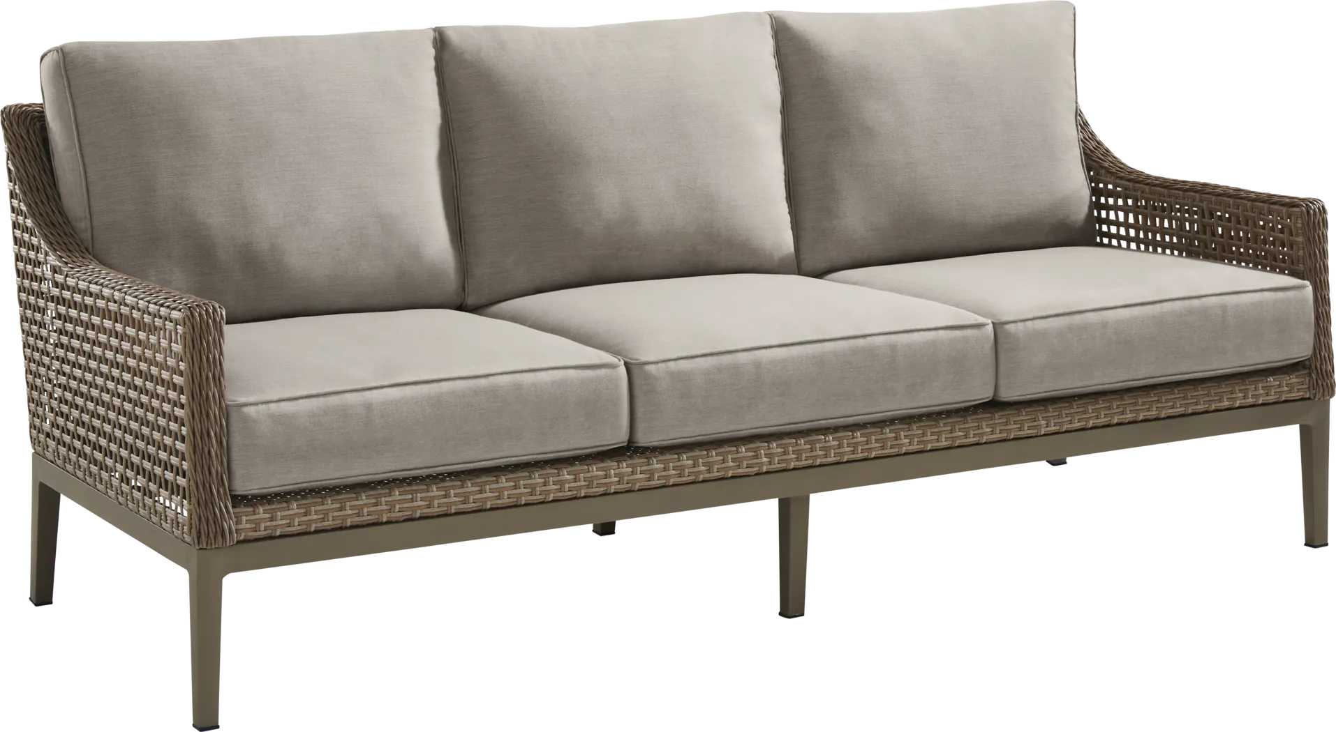 Manzanita Gray 6 Pc Outdoor Seating Set with Gray Cushions - Thumbnail - Image 3