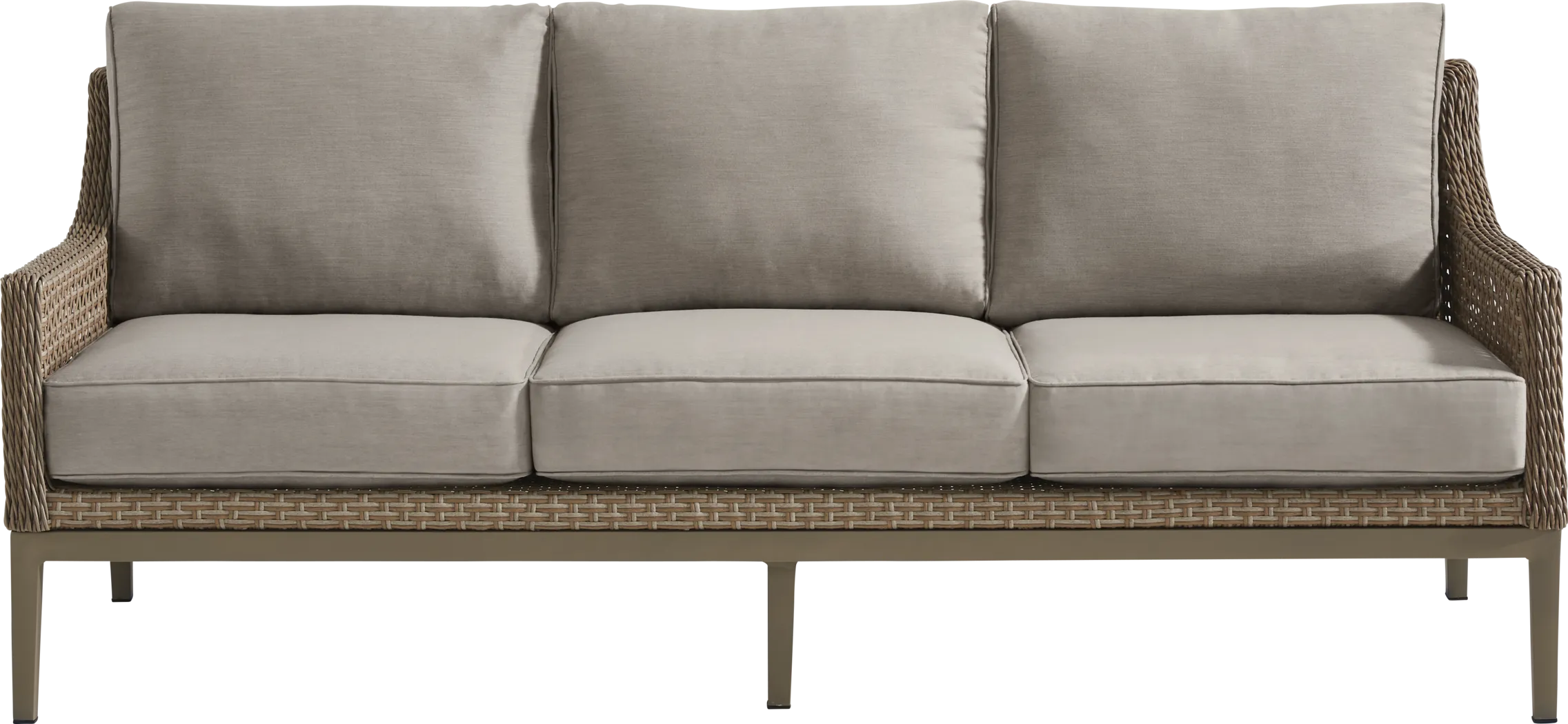 Manzanita Gray 6 Pc Outdoor Seating Set with Gray Cushions - Thumbnail - Image 2