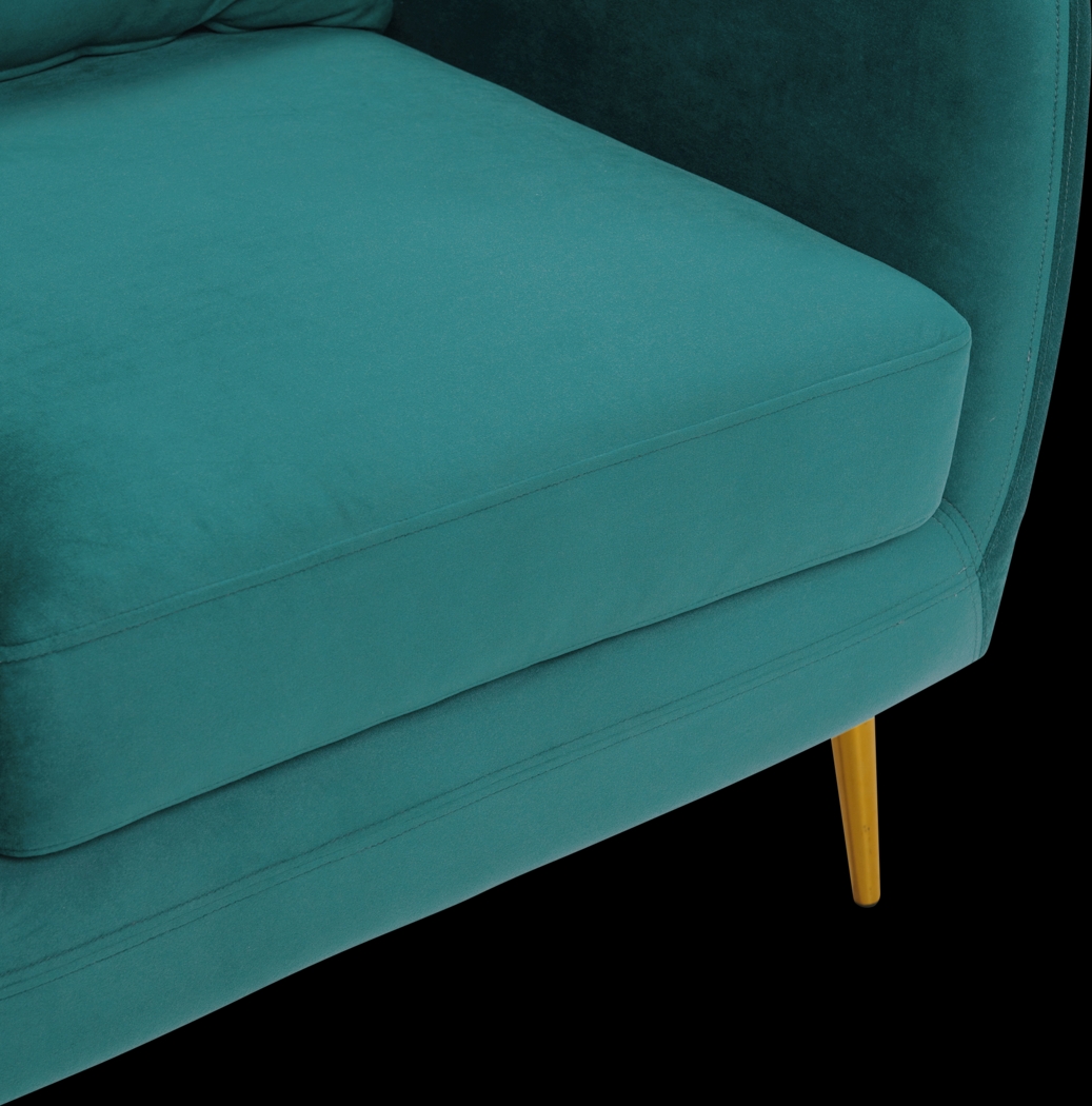 Maoki I Blue Accent Chair - Thumbnail - Image 7