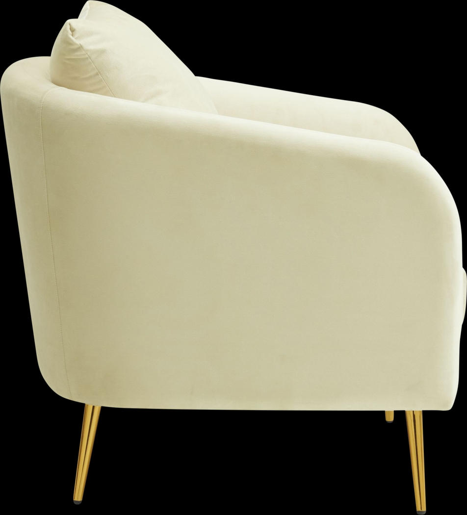 Maoki I Cream Accent Chair - Thumbnail - Image 3