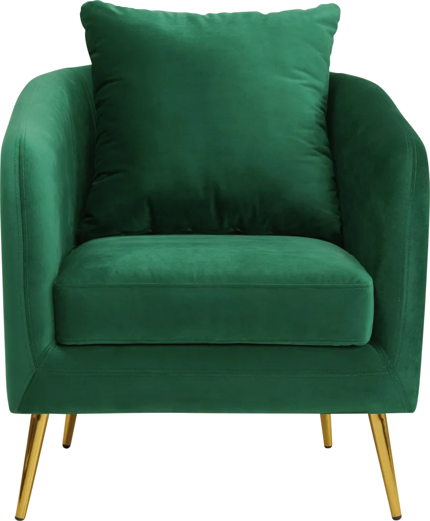 Maoki I Emerald Accent Chair - Thumbnail - Image 2