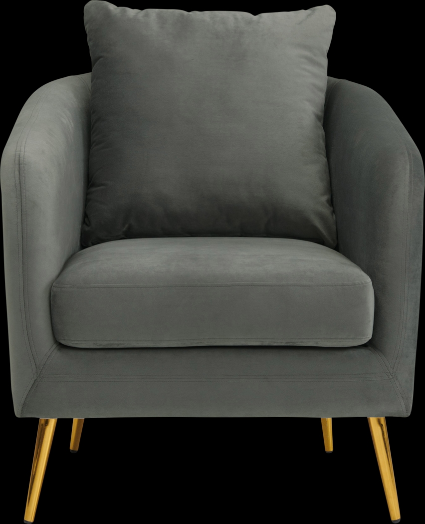 Maoki I Gray Accent Chair - Thumbnail - Image 2