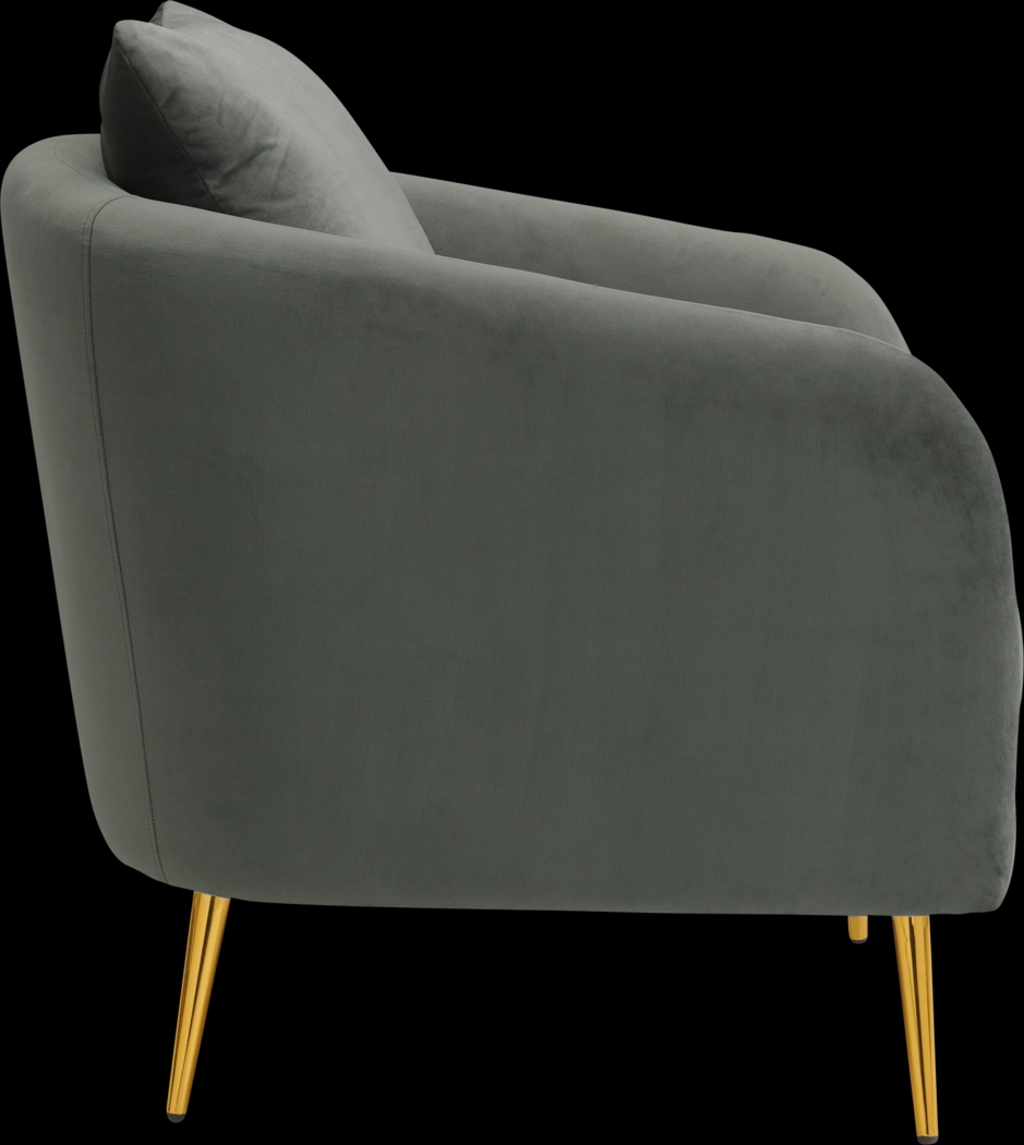 Maoki I Gray Accent Chair - Thumbnail - Image 3
