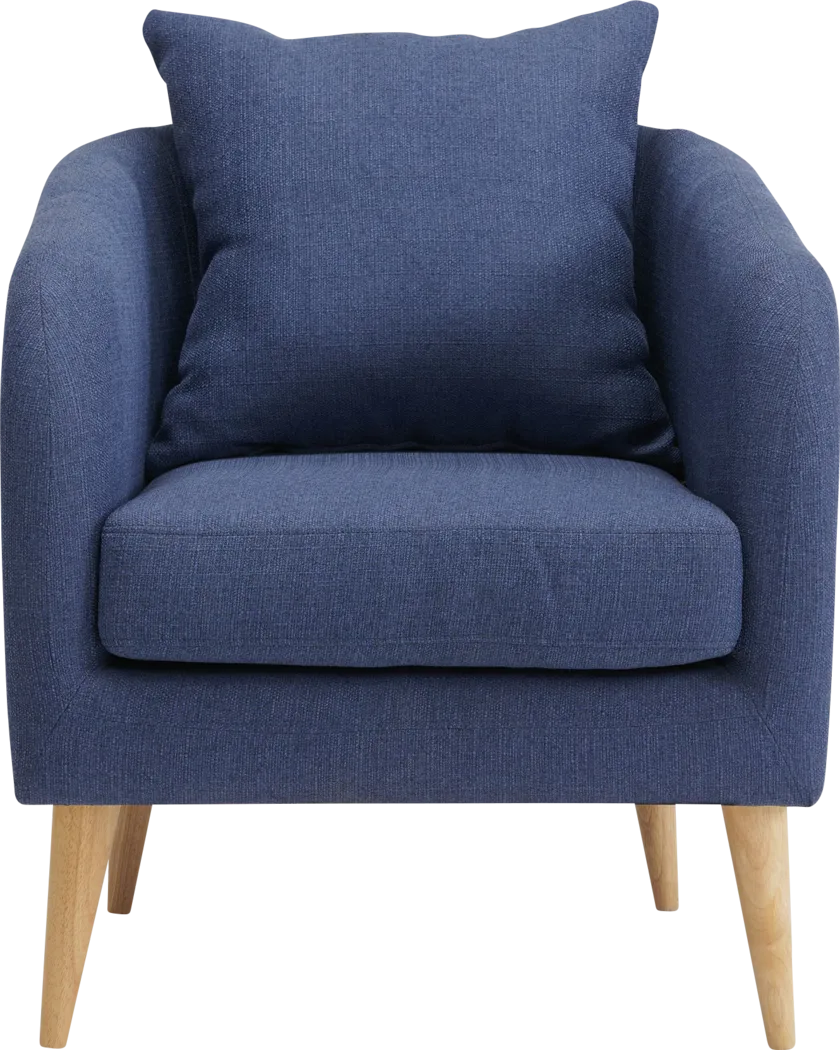 Maoki II Blue Accent Chair - Thumbnail - Image 2