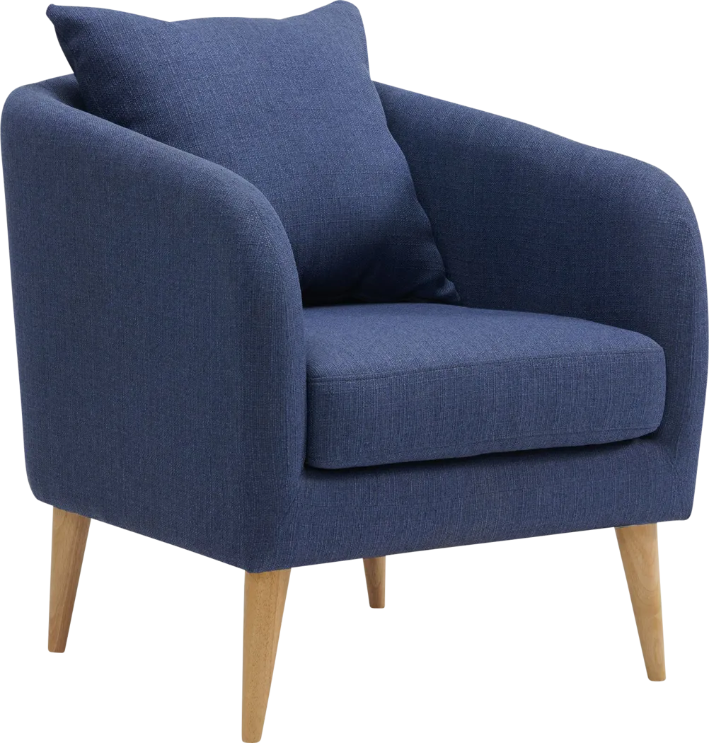 Maoki II Blue Accent Chair - Thumbnail - Image 1