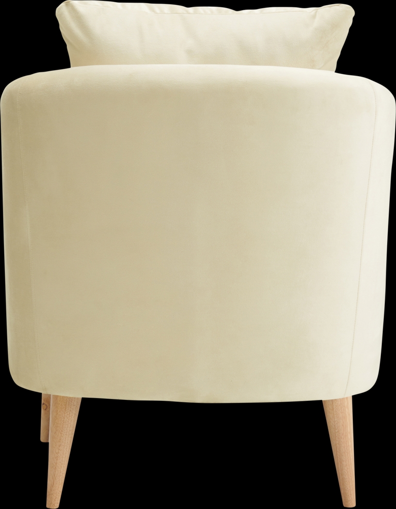 Maoki II Cream Accent Chair - Thumbnail - Image 4
