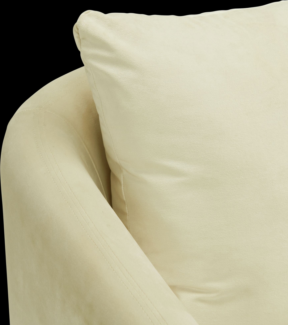 Maoki II Cream Accent Chair - Thumbnail - Image 5