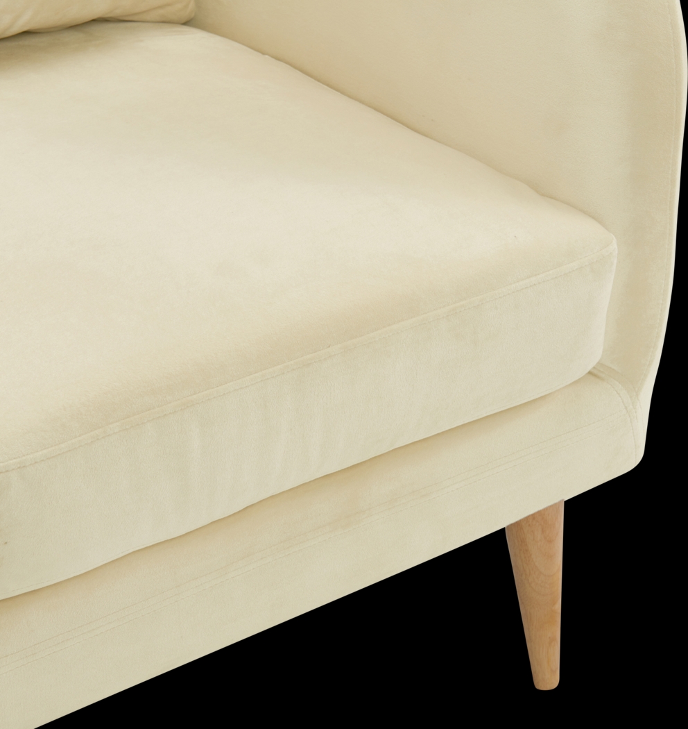 Maoki II Cream Accent Chair - Thumbnail - Image 8
