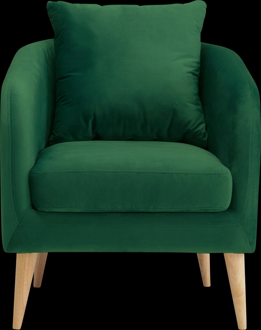 Maoki II Emerald Accent Chair - Thumbnail - Image 2