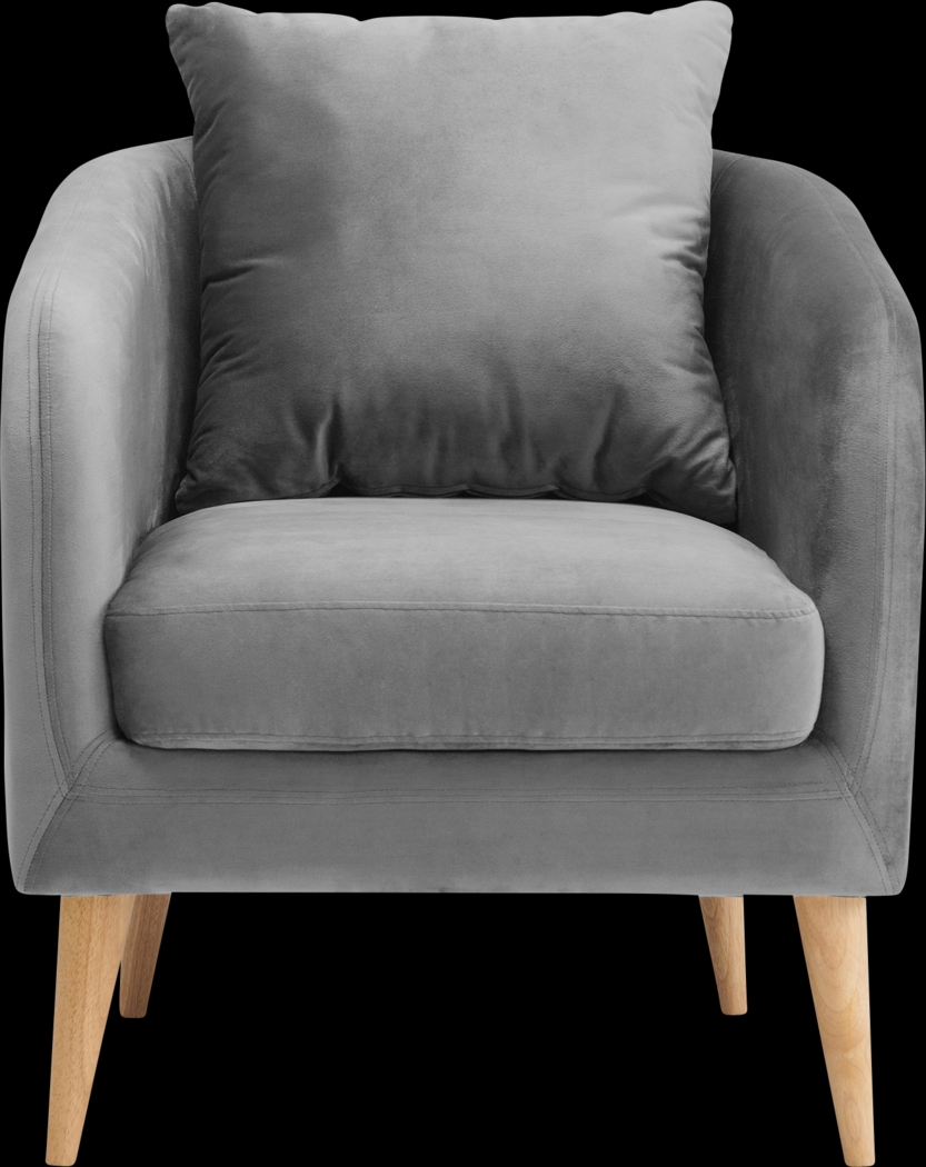 Maoki II Gray Accent Chair - Thumbnail - Image 2