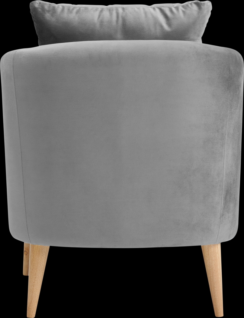 Maoki II Gray Accent Chair - Thumbnail - Image 3