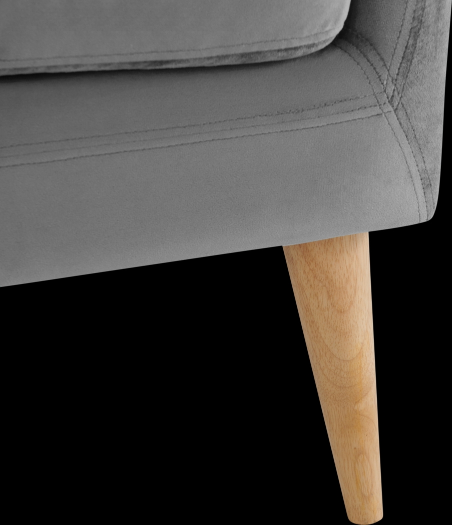 Maoki II Gray Accent Chair - Thumbnail - Image 5