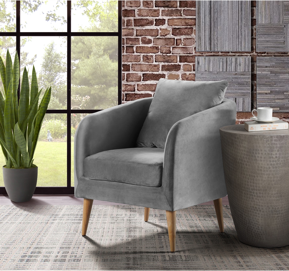 Maoki II Gray Accent Chair - Thumbnail - Image 9
