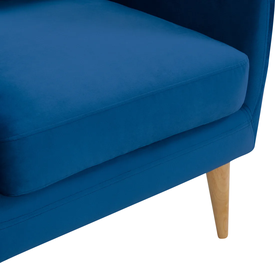 Maoki II Navy Accent Chair - Thumbnail - Image 5