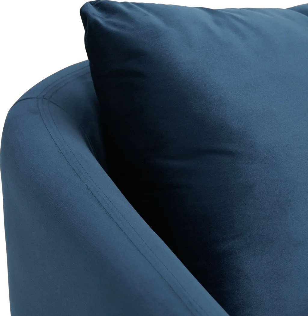 Maoki II Navy Accent Chair - Thumbnail - Image 6