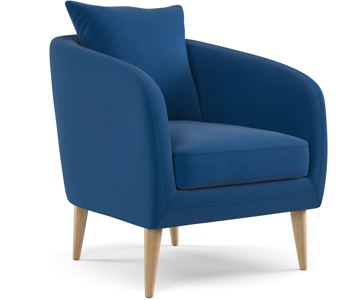 Maoki II Navy Accent Chair - Thumbnail - Image 1