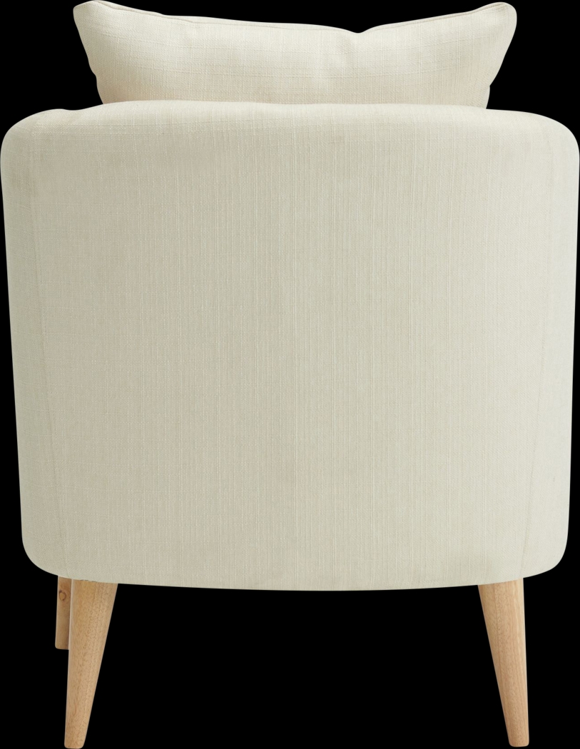Maoki II White Accent Chair - Thumbnail - Image 4