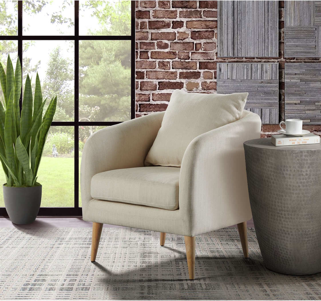 Maoki II White Accent Chair - Thumbnail - Image 9