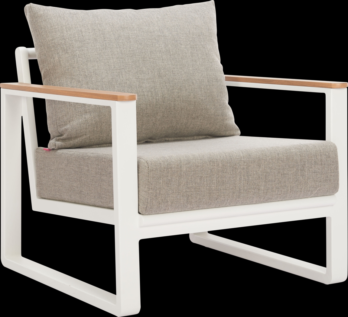 Mapelia Beige Arm Chair - Thumbnail - Image 1