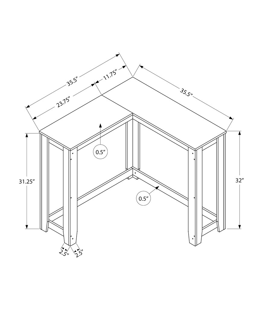 Mapledale Black Sofa Table - Thumbnail - Image 4