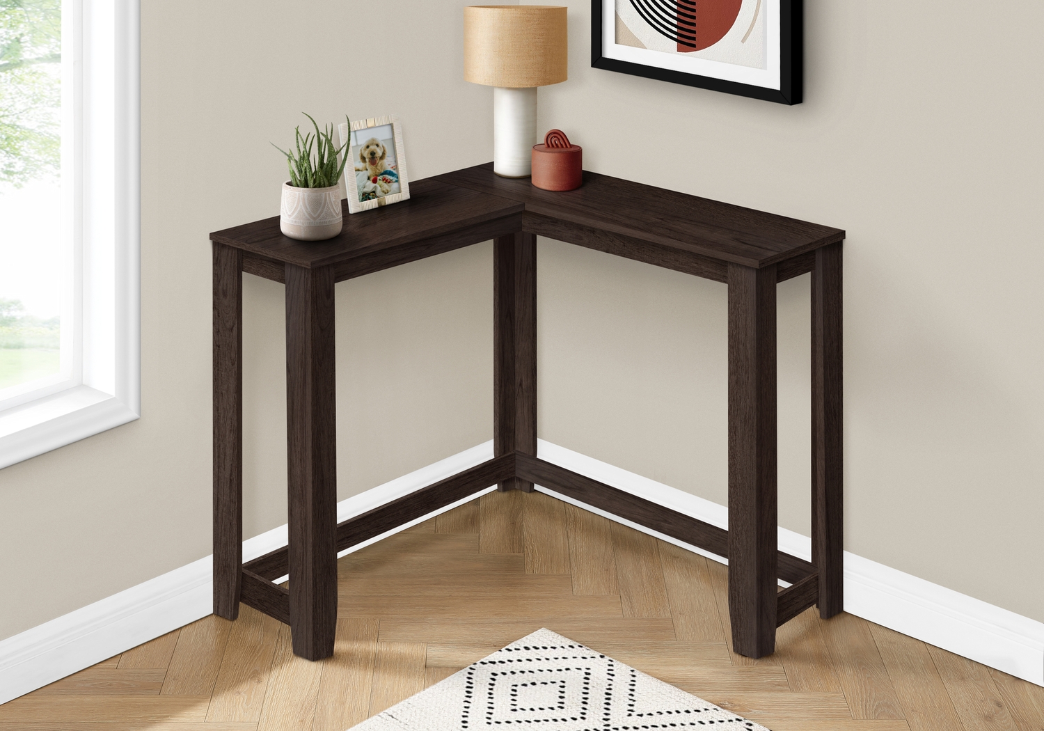 Mapledale Espresso Sofa Table - Thumbnail - Image 2