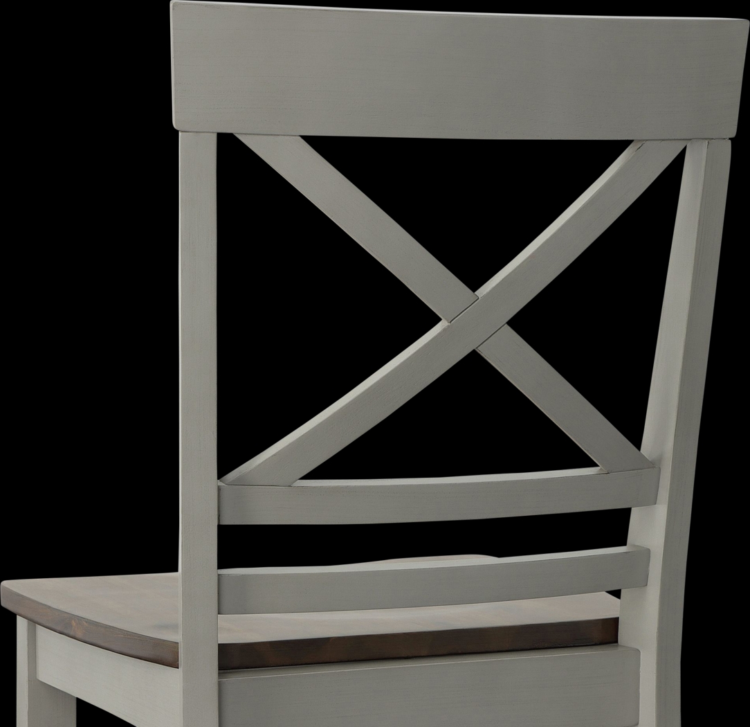 Maplefly Gray Counter Height Stool, Set of 2 - Thumbnail - Image 7