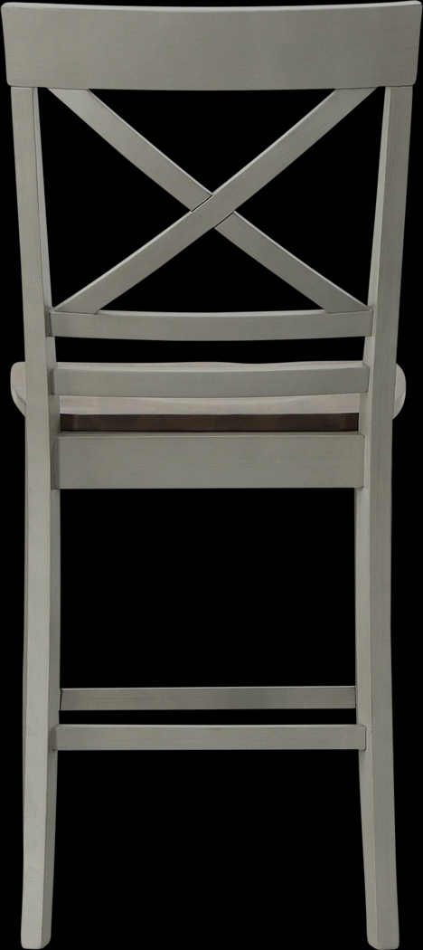 Maplefly Gray Counter Height Stool, Set of 2 - Thumbnail - Image 8