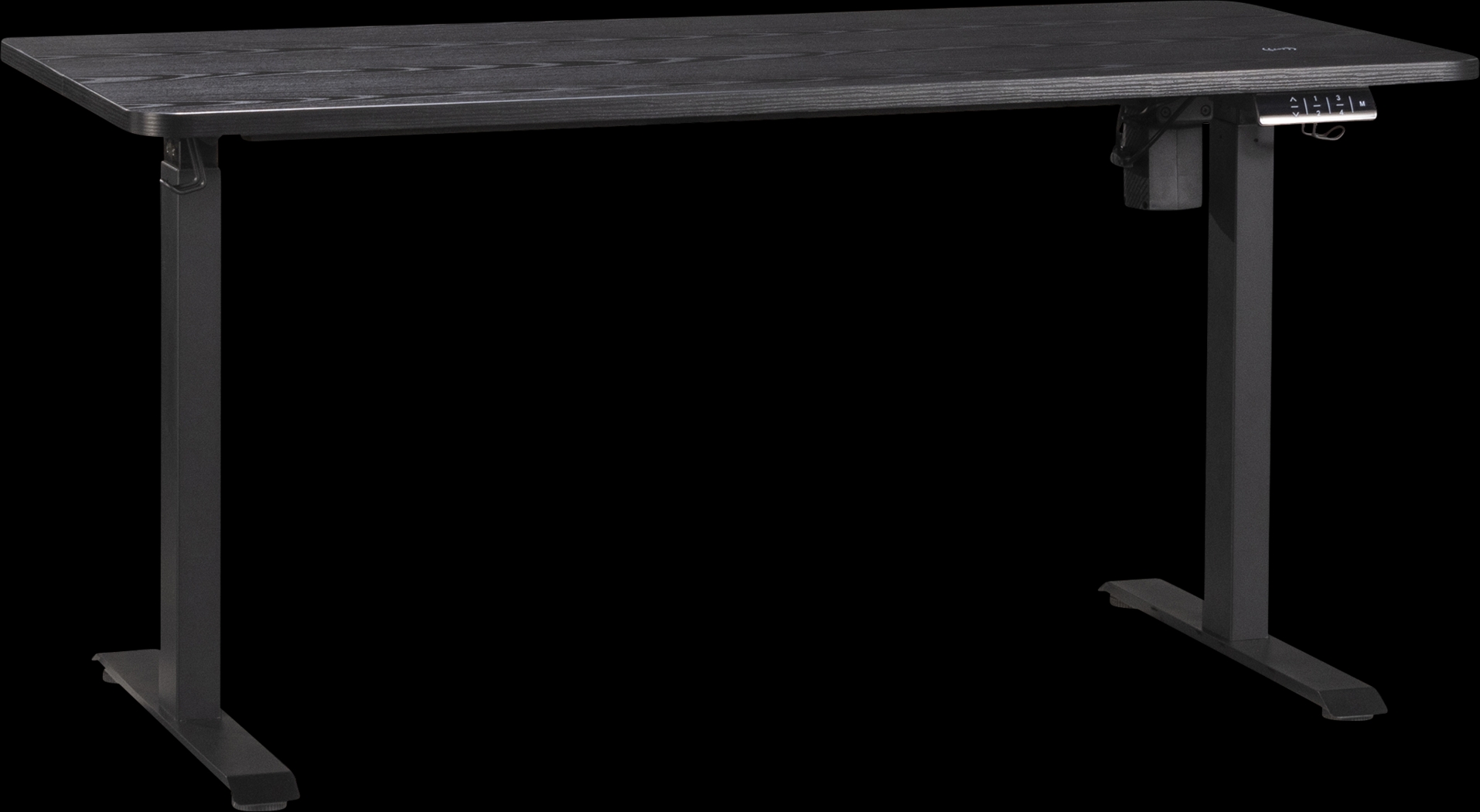 Maplelife Black Adjustable Height Desk - Thumbnail - Image 1