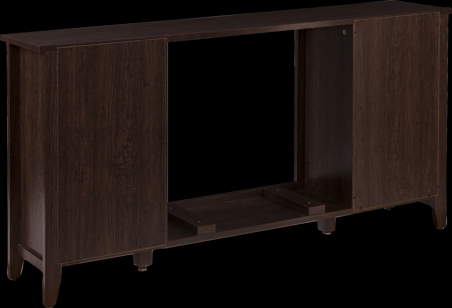 Mapleloft Espresso 56 in. Console with Electric Fireplace - Thumbnail - Image 6