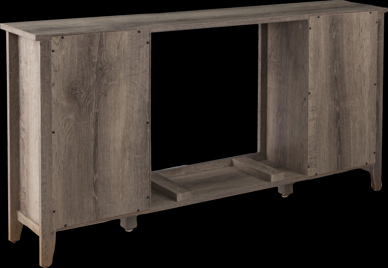 Mapleloft Gray 56 in. Console with Electric Fireplace - Thumbnail - Image 6