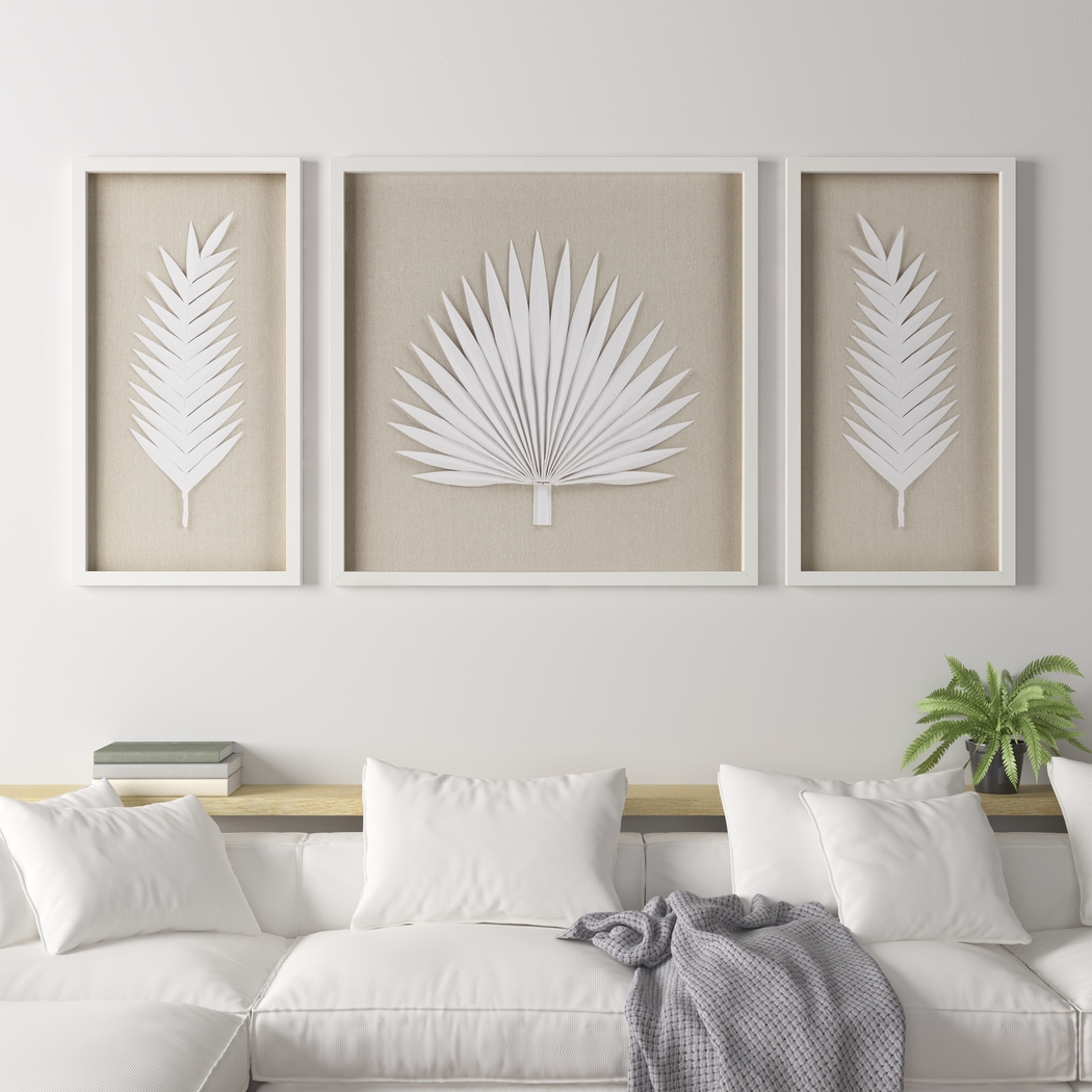 Mapleman Off White Wall Decor, Set of 3 - Thumbnail - Image 4