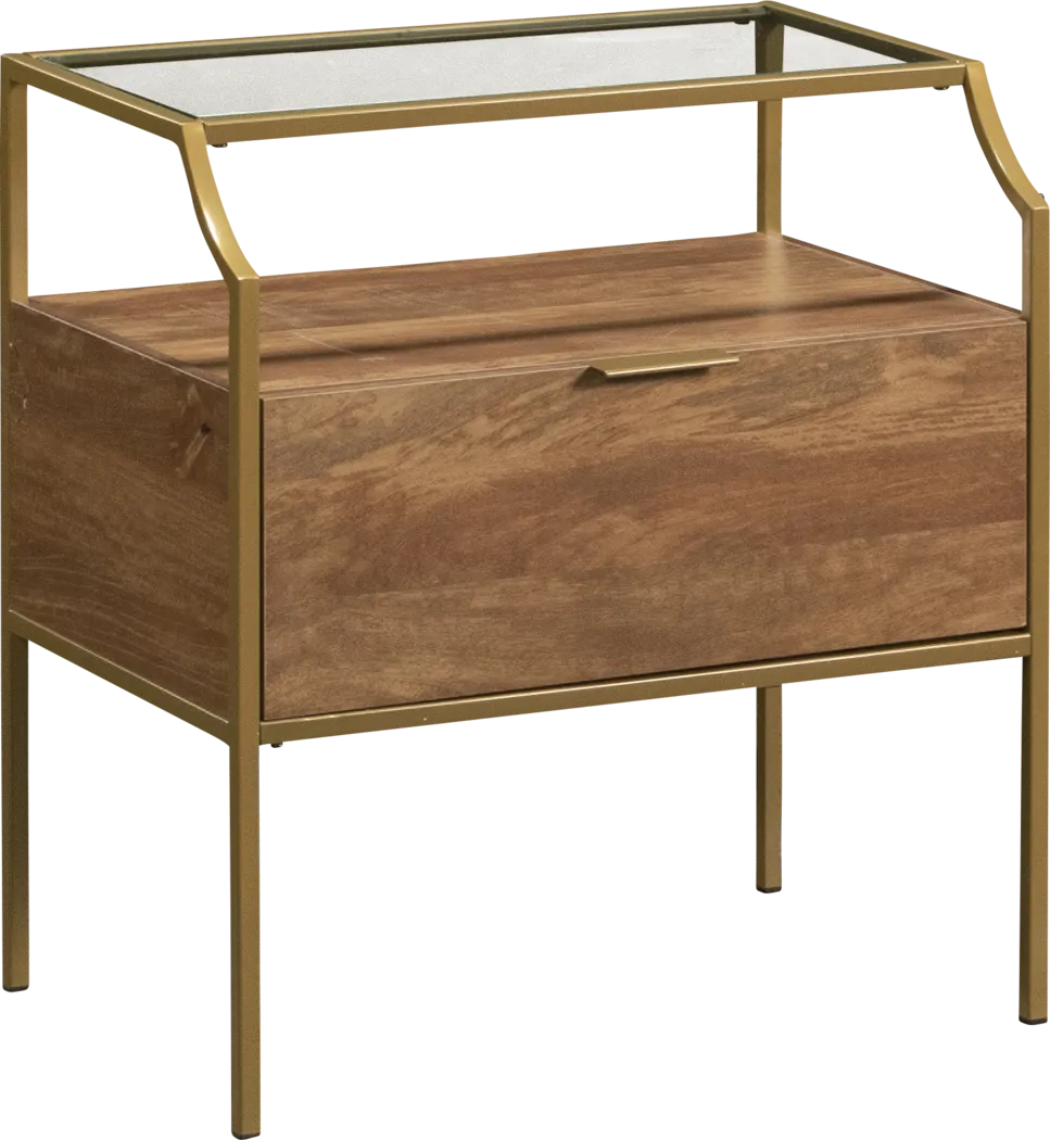 Maplewell Brown Nightstand - Thumbnail - Image 1