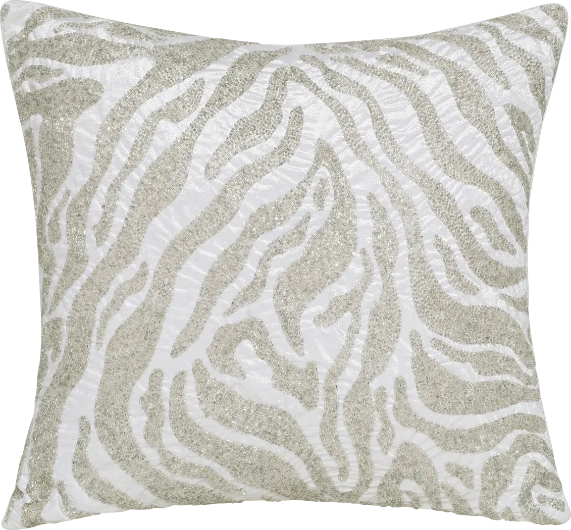 Mapozza Silver Accent Pillow - Thumbnail - Image 1