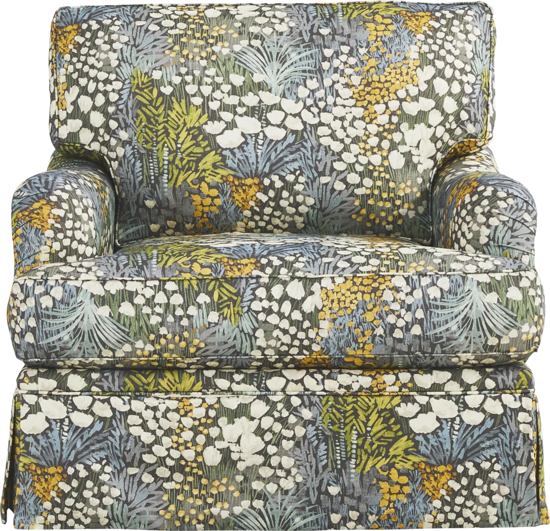 Mara Green Swivel Chair - Thumbnail - Image 2