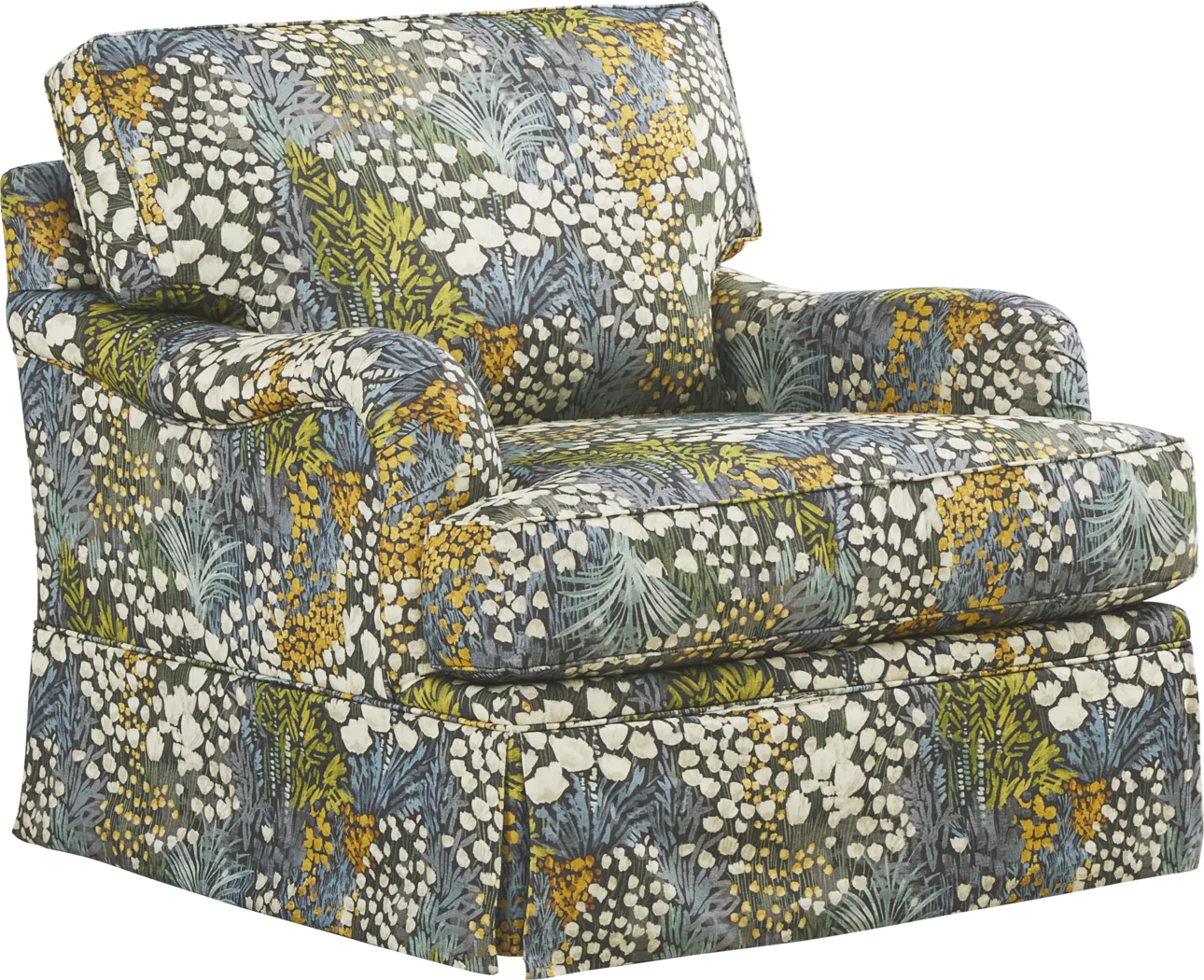 Mara Green Swivel Chair - Thumbnail - Image 1