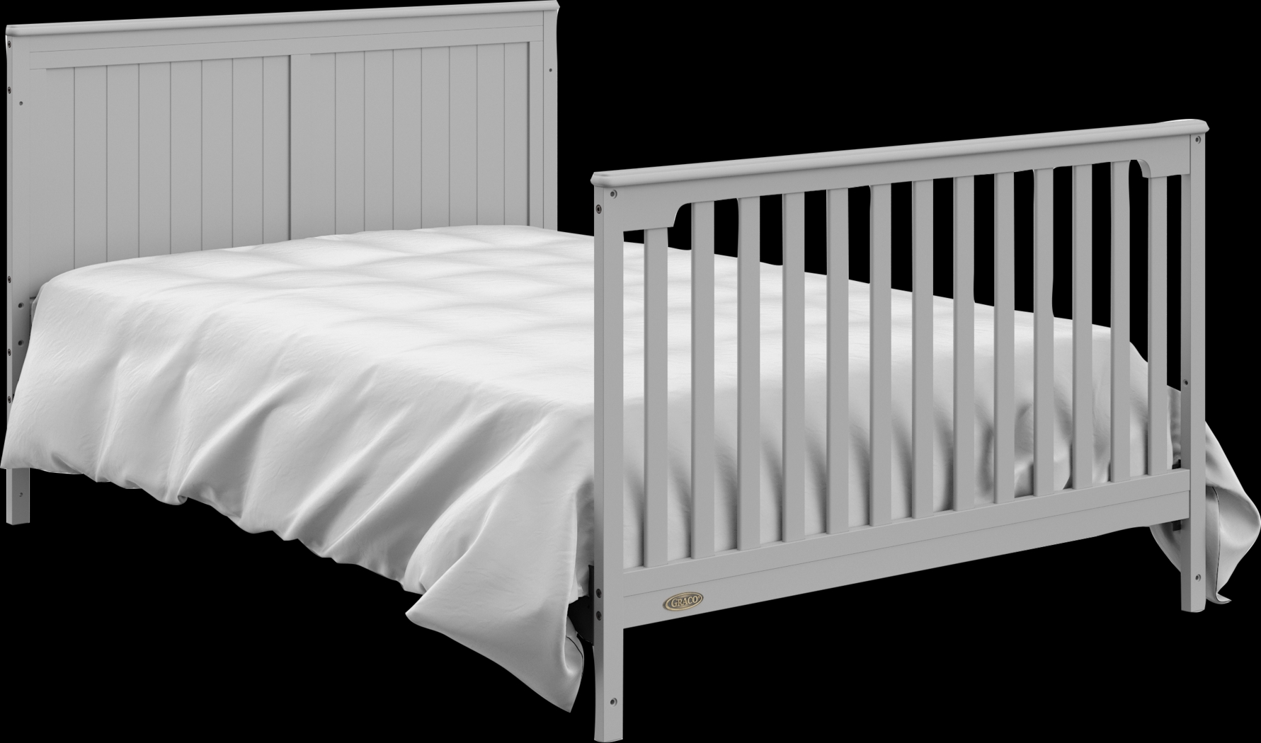 Maralah I Gray Convertible Crib - Thumbnail - Image 5