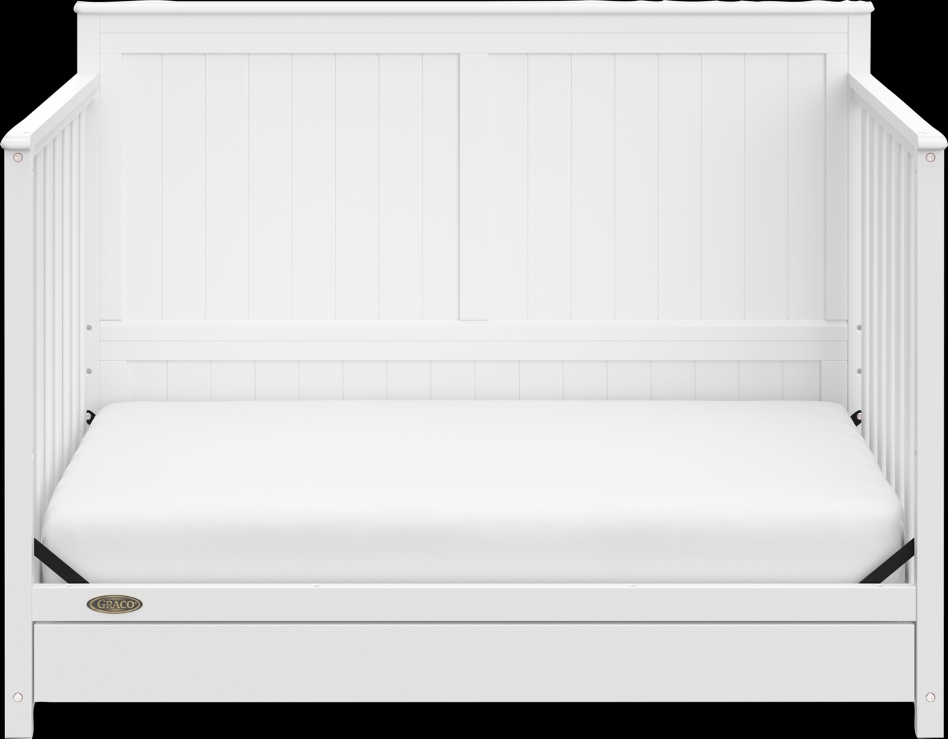 Maralah I White Convertible Crib - Thumbnail - Image 8