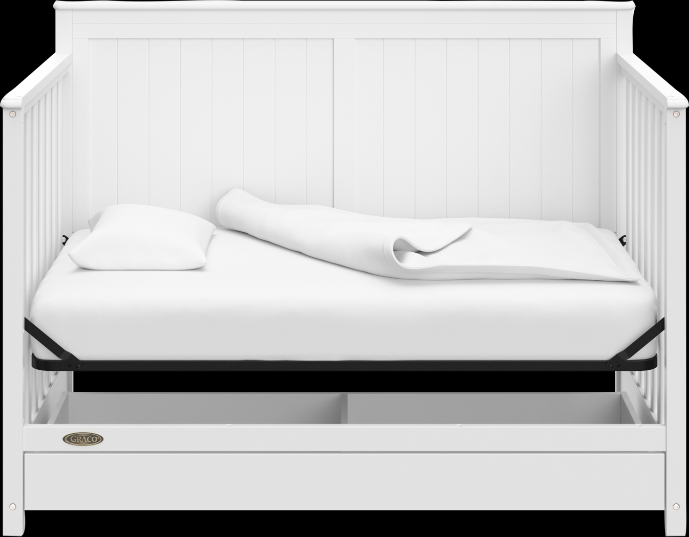 Maralah I White Convertible Crib - Thumbnail - Image 9