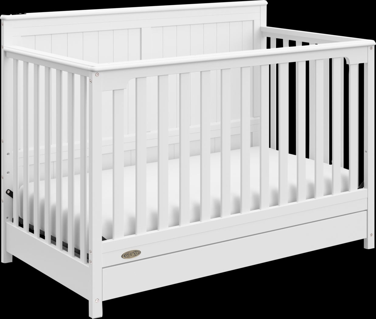 Maralah I White Convertible Crib - Thumbnail - Image 1