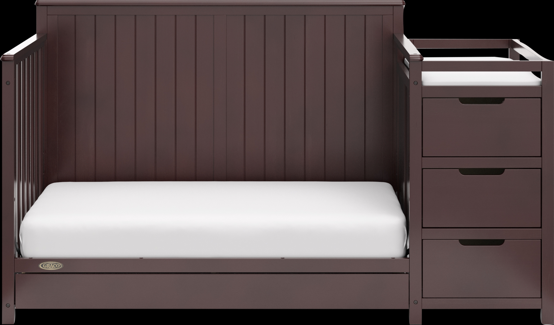 Kids Maralah II Brown Convertible Crib & Changing Table - Thumbnail - Image 6