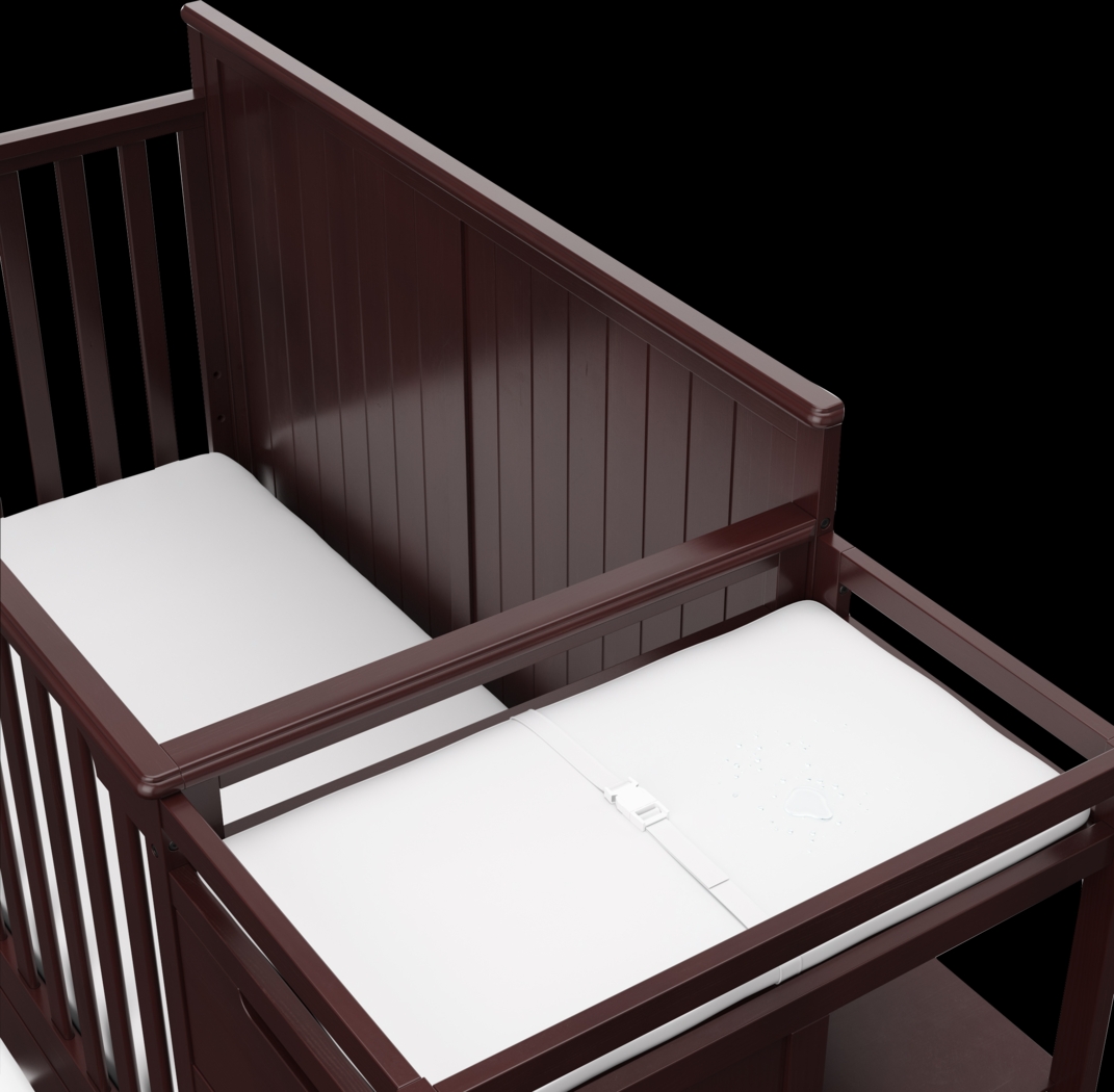 Kids Maralah II Brown Convertible Crib & Changing Table - Thumbnail - Image 9