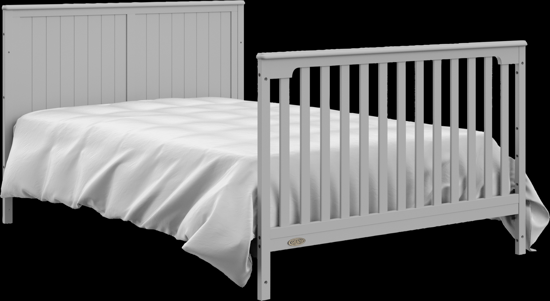 Kids Maralah II Gray Convertible Crib & Changing Table - Thumbnail - Image 11