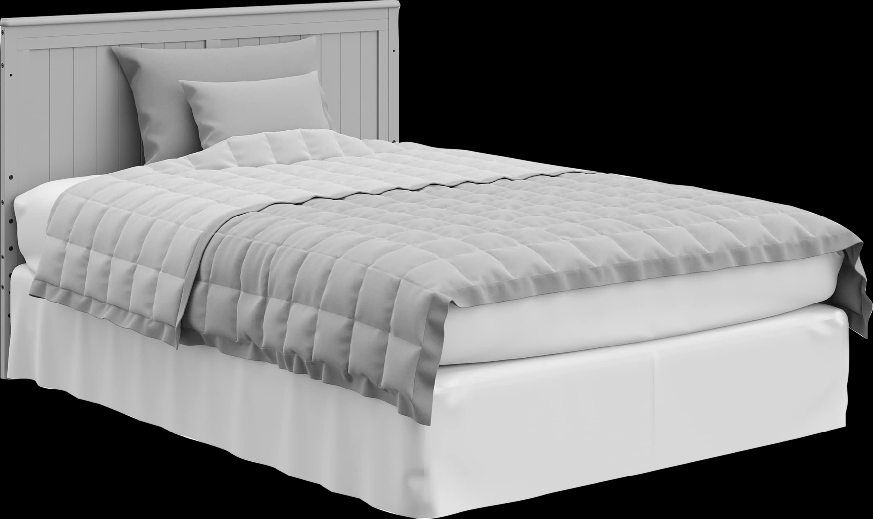 Kids Maralah II Gray Convertible Crib & Changing Table - Thumbnail - Image 3