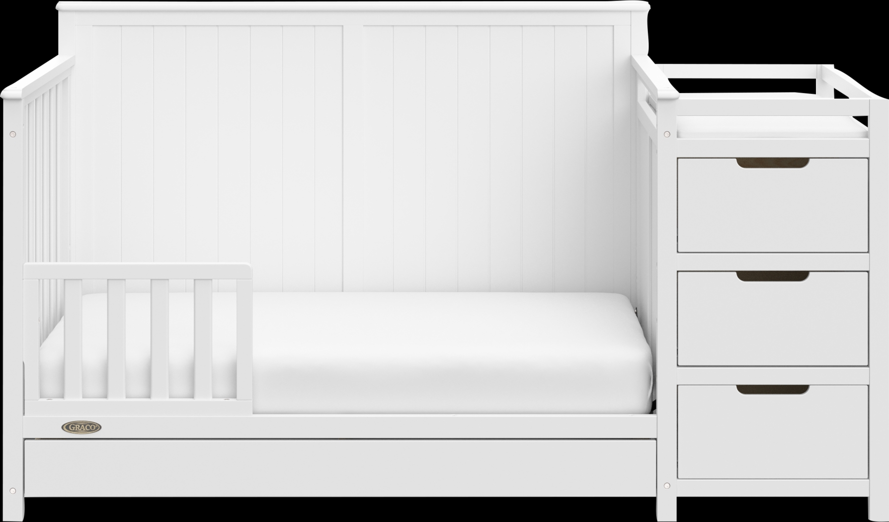 Kids Maralah II White Convertible & Changing Table - Thumbnail - Image 6