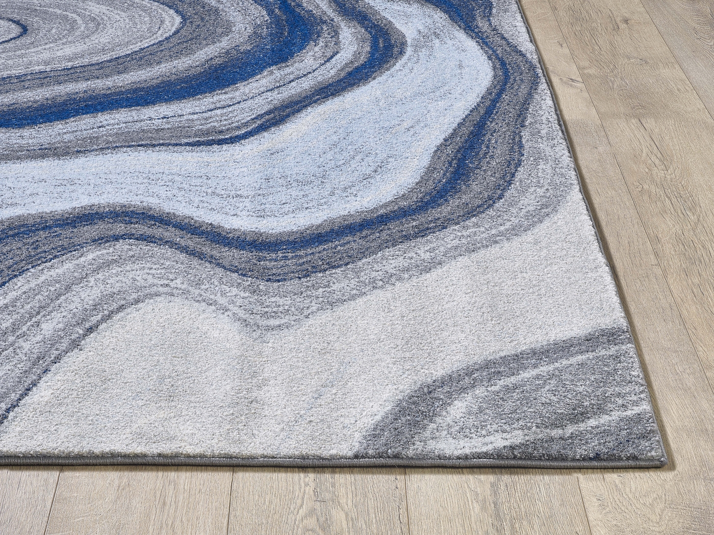 Maranigan Blue/Gray 6'7 x 9'6 Rug - Thumbnail - Image 3
