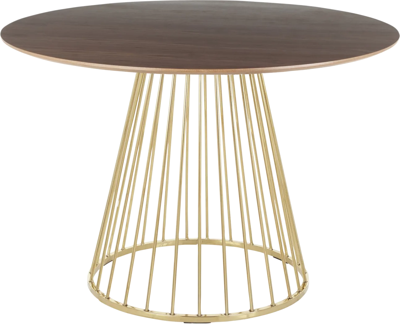 Marann Walnut Dining Table - Thumbnail - Image 1