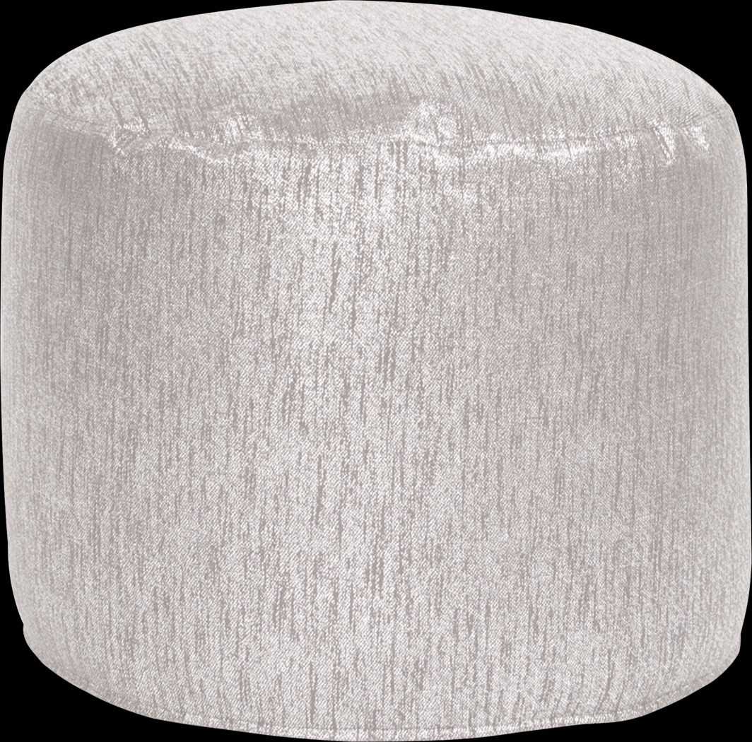 Marbee White Pouf - Thumbnail - Image 1