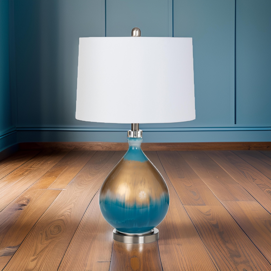 Marbella Creek Blue Table Lamps, Set of 2 - Thumbnail - Image 2
