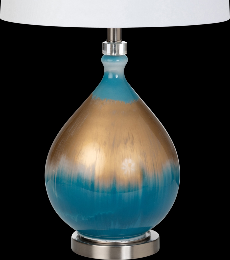Marbella Creek Blue Table Lamps, Set of 2 - Thumbnail - Image 3